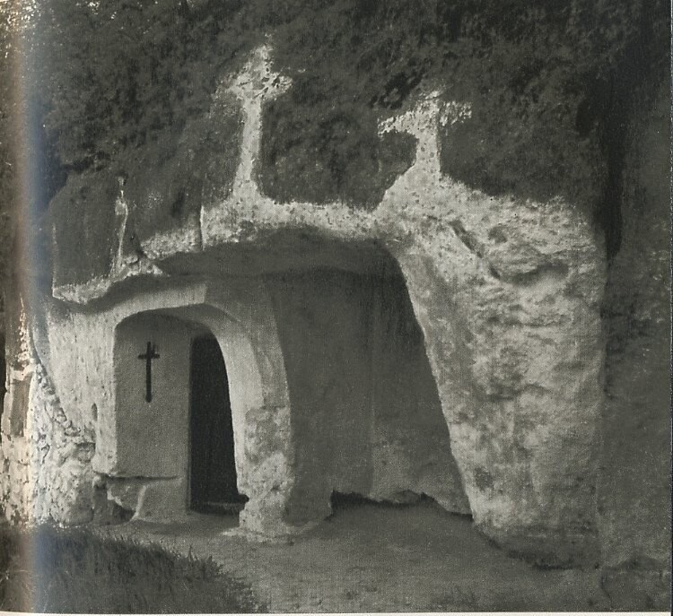 Zhabko. Mănăstirea Înălțarea. biserica rupestra