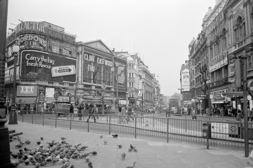 Piccadilly Circus, Coventry Street, looking east-northeast
