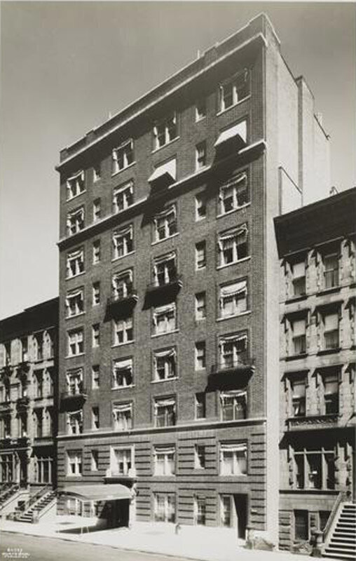 125 West 76th Street. Nine story apartment building