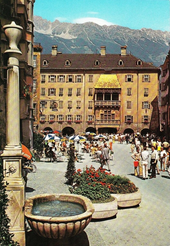 Innsbruck. Blick auf das Goldene Dachl