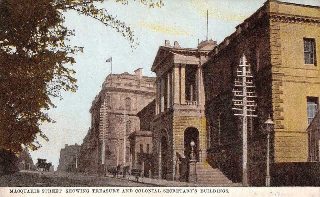 Macquarie Street. Treasury and Colonial Secretary's Buildings