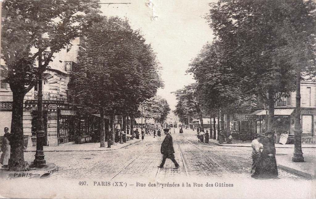Rue des Pyrénées à la Rue des Gâtines