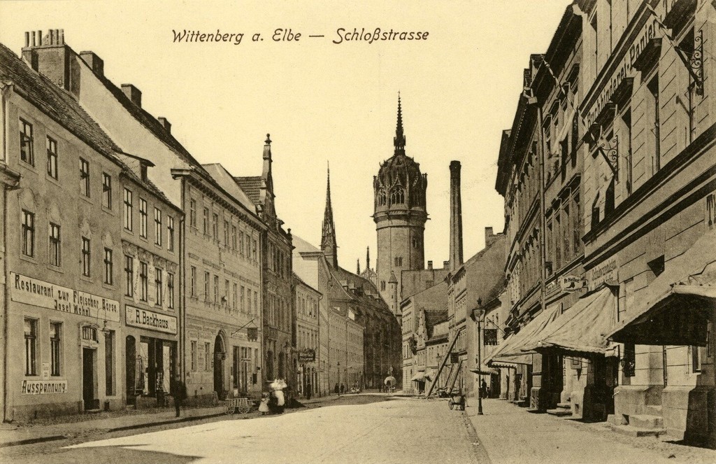 Wittenberg. Schloßstraße