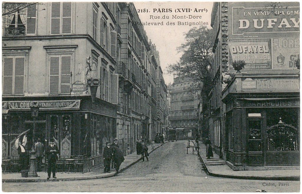 Rue du Mont Dore. Boulevard des Batignolles