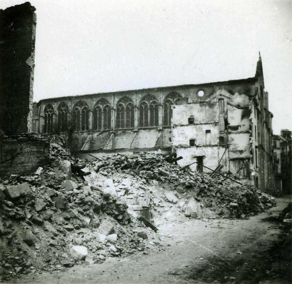 Ruines de l'ancienne chapelle des Jésuites, rue Dugommier