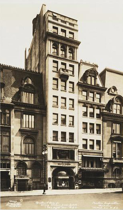 Apartment Bldg for Mary Mason Jones Estate. 743 Fifth Ave. N.Y.C.