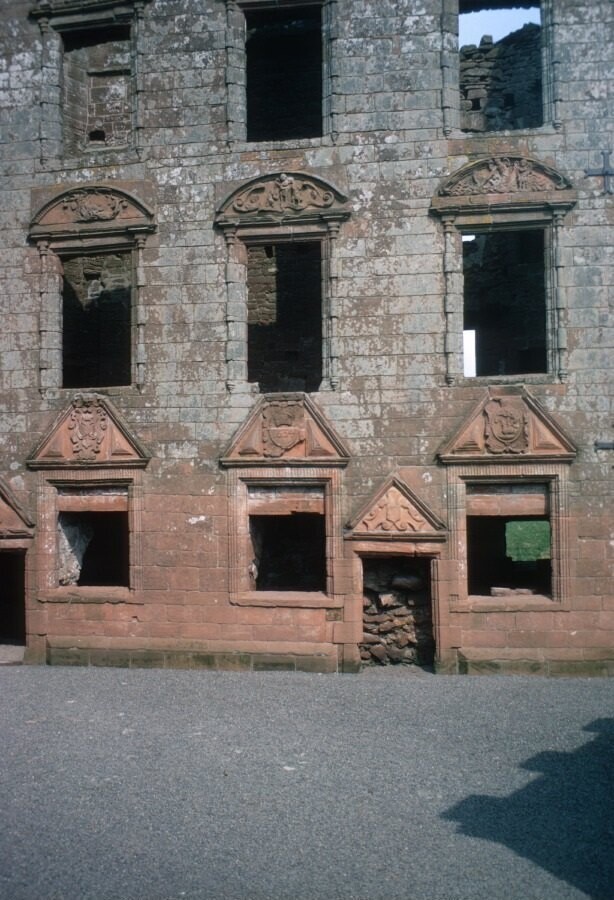 Facade decoration, Caerlaverock Castle