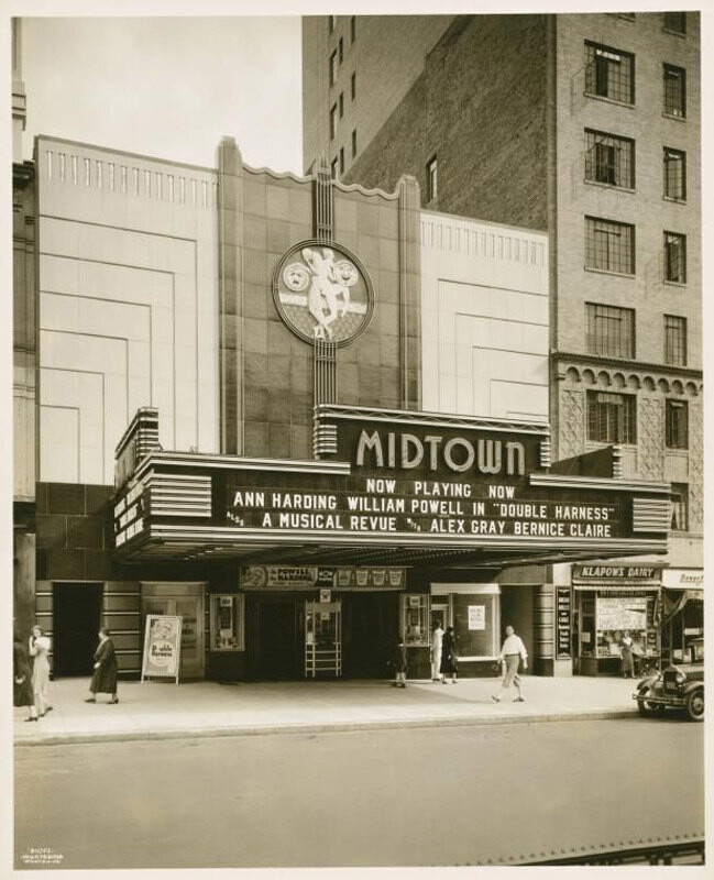 Broadway - West 99th Street - West 100th Street, east side, Midtown Theater exterior