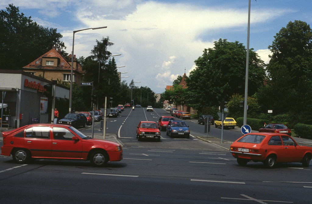 Kreuzung Welserstraße und Elbinger Straße