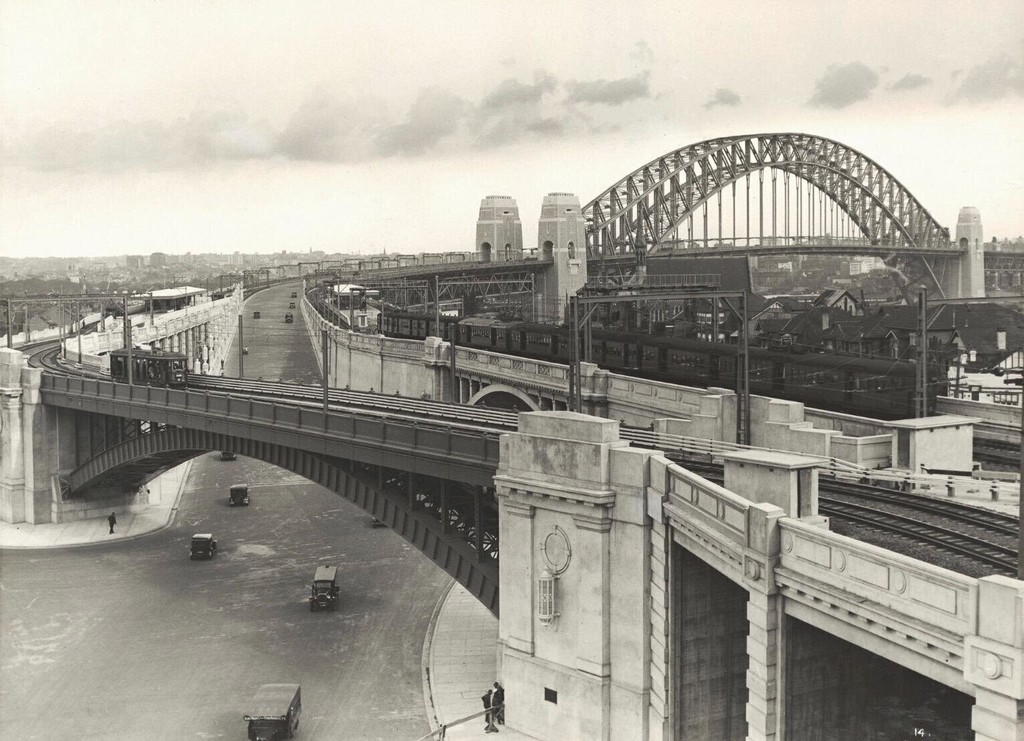 North approach to the Sydney Harbour Bridge