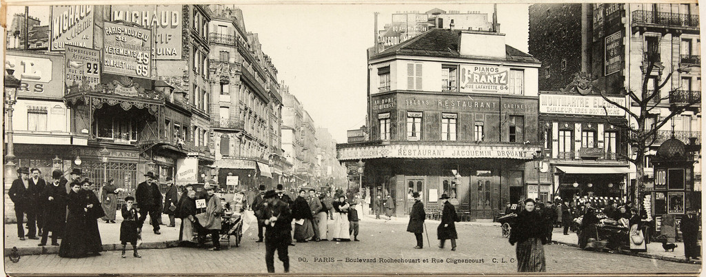 Boulevard Rochechouart et rue Clignancourt