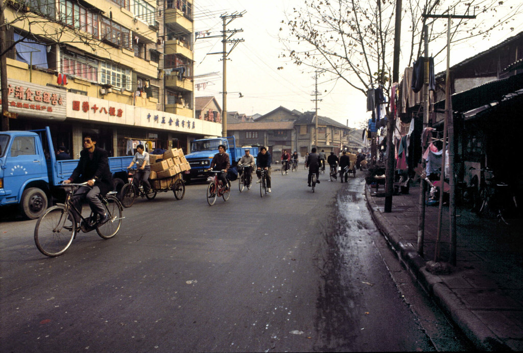 街景在上海旧城