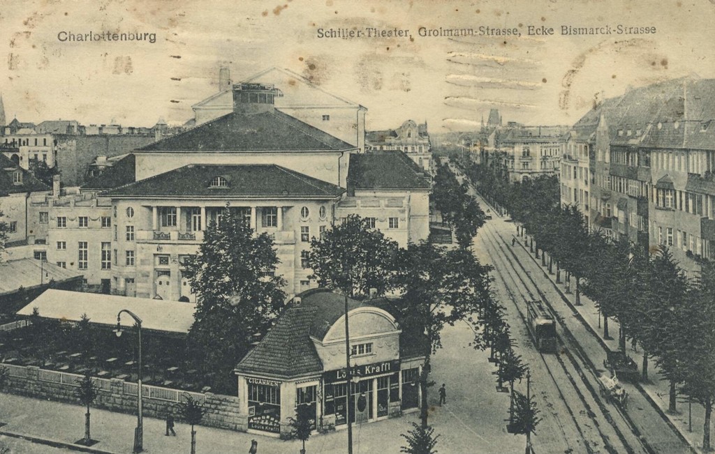 Schillertheater an der Ecke Bismarckstraße / Grolmannstraße