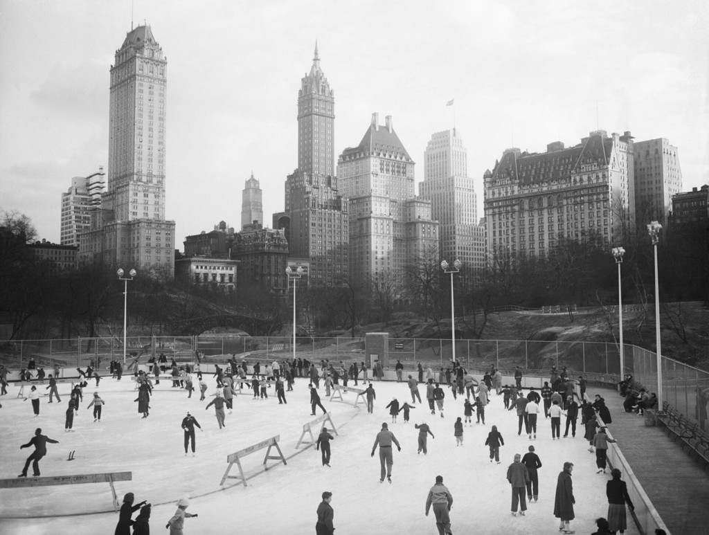 Ice Skaters at Wollman Rink