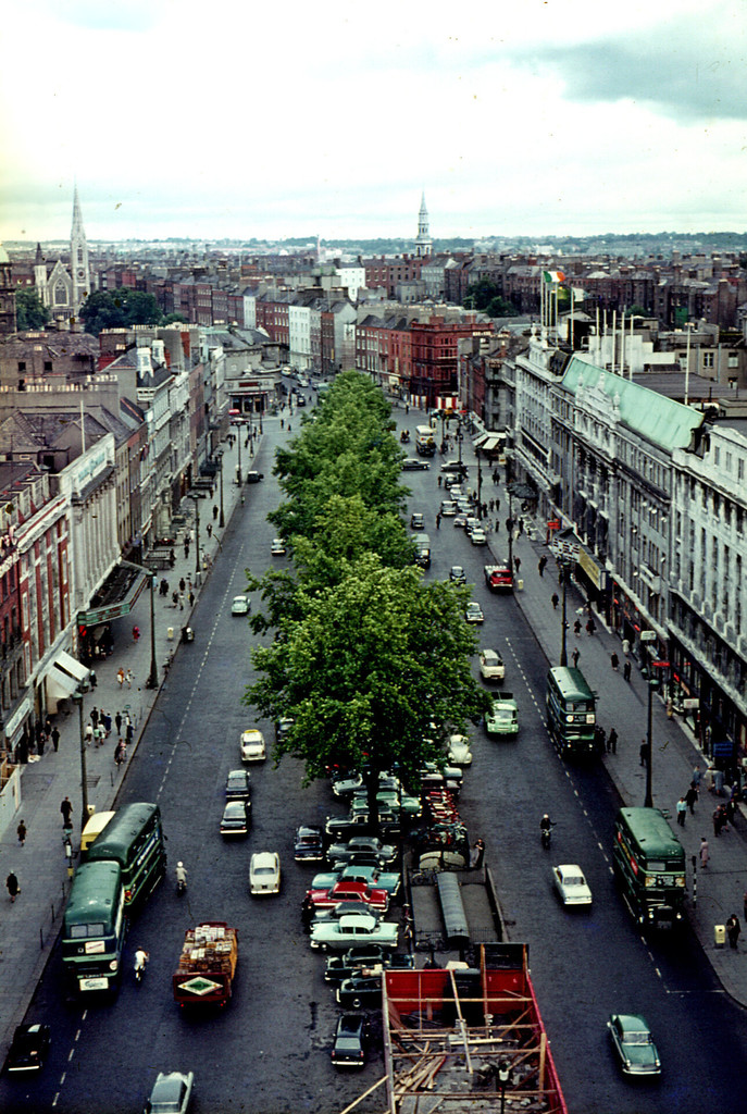 O'Connell St., Dublin from Nelson's Pillar