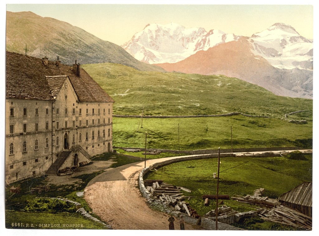 Simplon Pass, the hospice. Valais