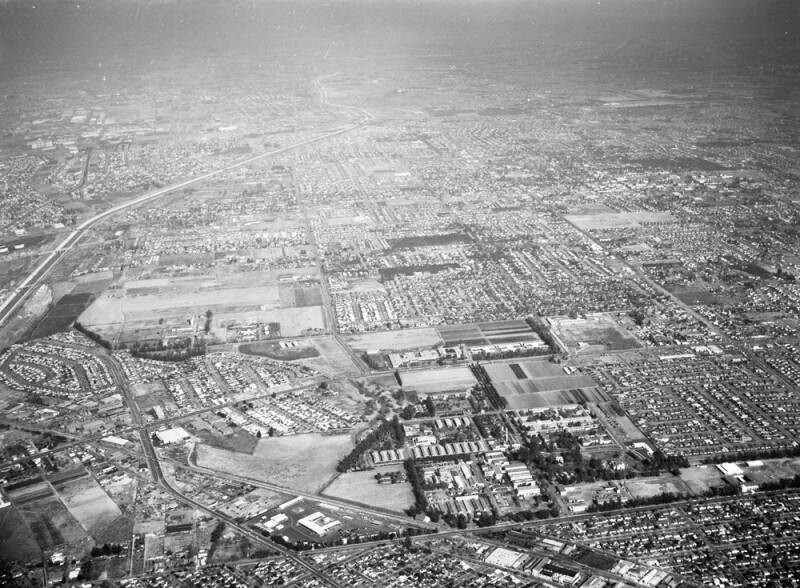 Downey aerial, looking northeast