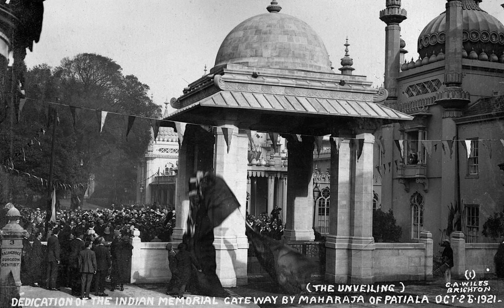 Dedication of the Indian Memorial Gateway by H. H. the Maharaja of Patiala