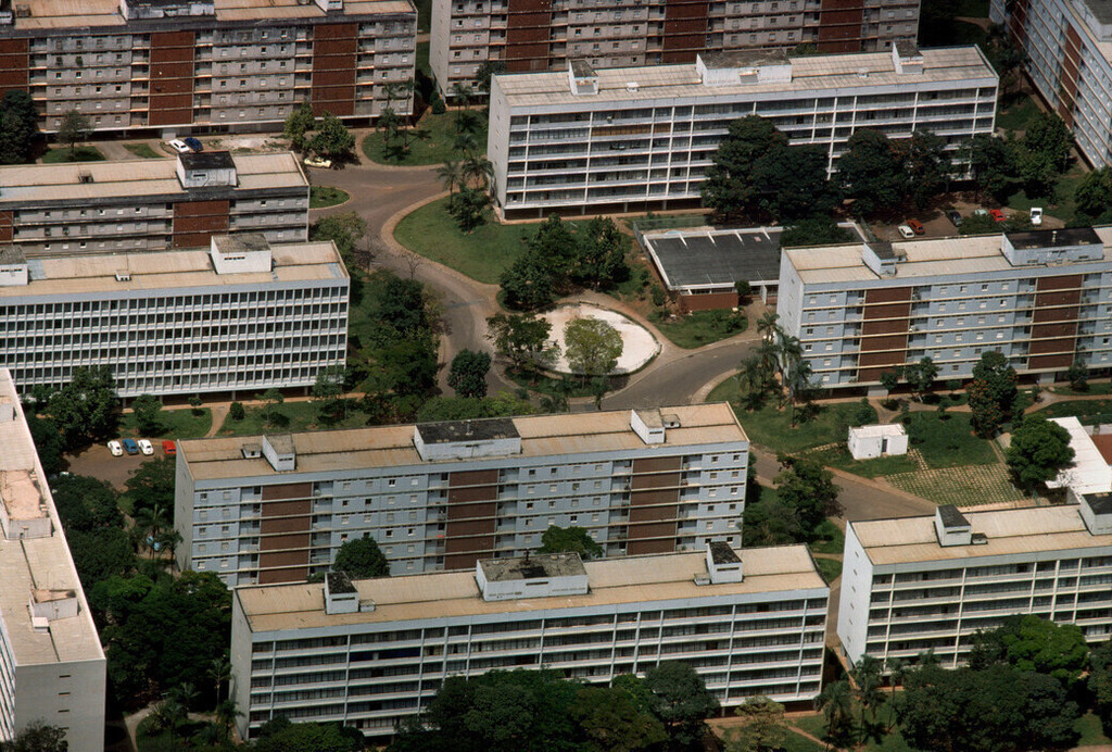 Brasilia. Aerial view of 