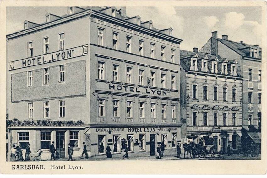Karlsbad. Hotel Lyon