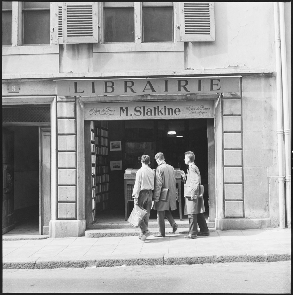 Rue des Chaudronniers: librairie Slatkine