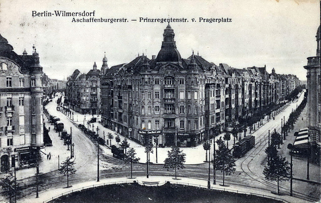 Aschaffenburger Straße, Prinzregentenstraße vom Prager Platz