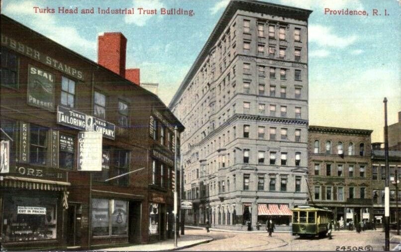Providence. Turks Head & Old Industrial Trust Building