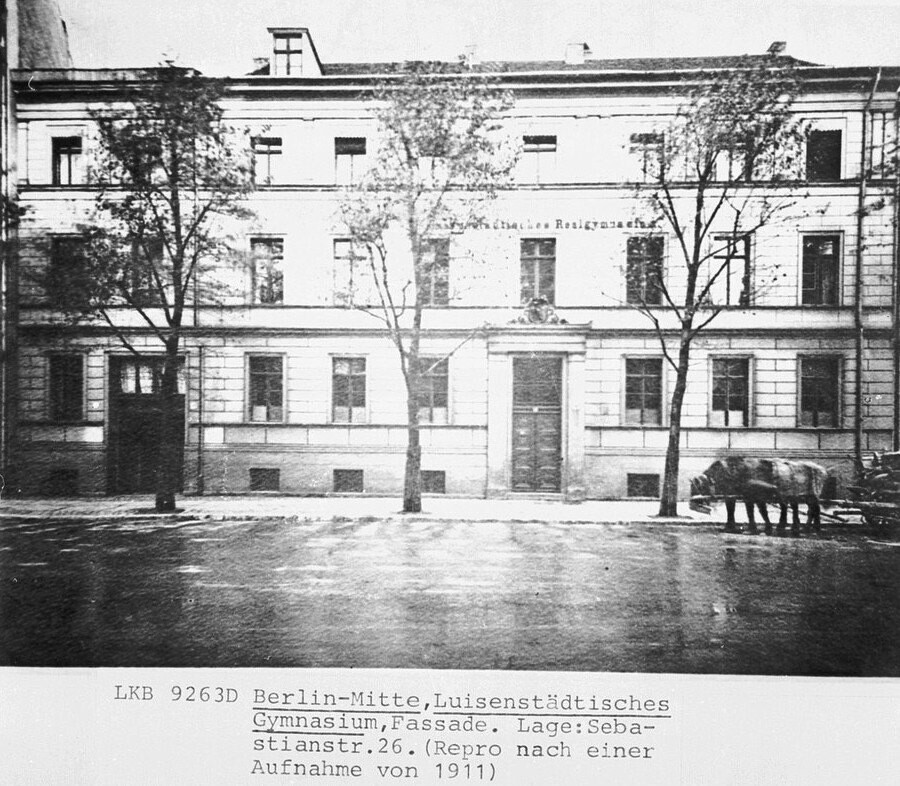 Sebastianstraße 26: Luisenstädtisches Gymnasium
