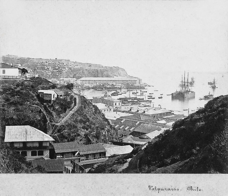 Vista de Valparaíso en 1857
