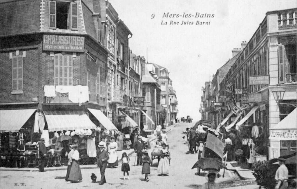 Mers-les-Bains. La rue Jules Barni