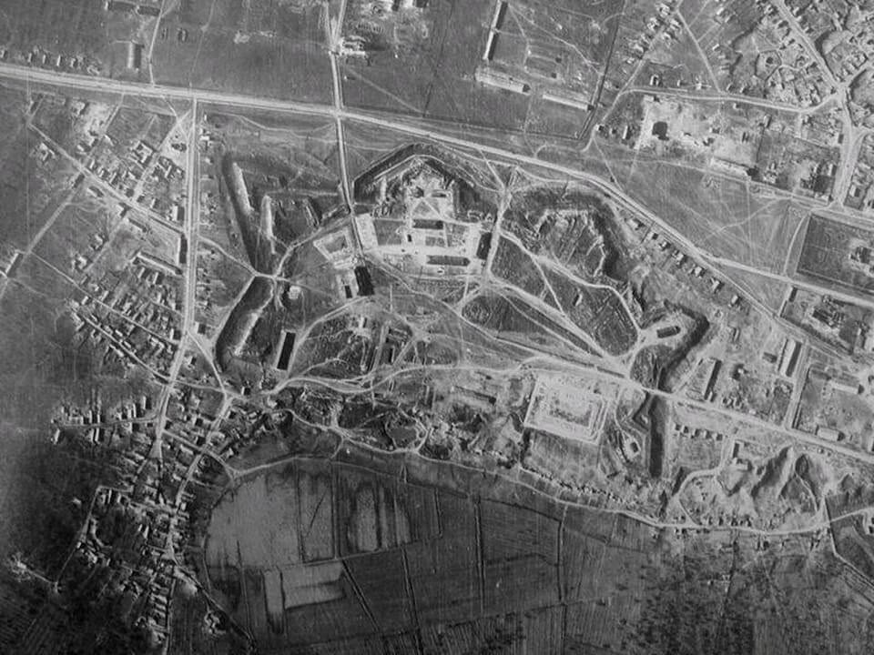 Tiraspol Fortăreață (fotografie aeriană germană)