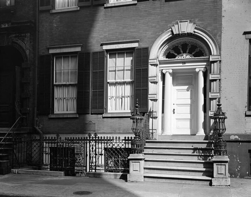 29 East 4th Street. Old Merchant's House. Entrance