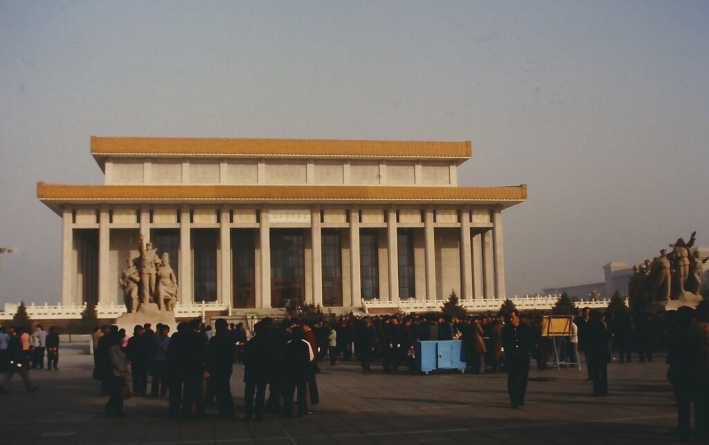 北京。毛泽东的陵墓