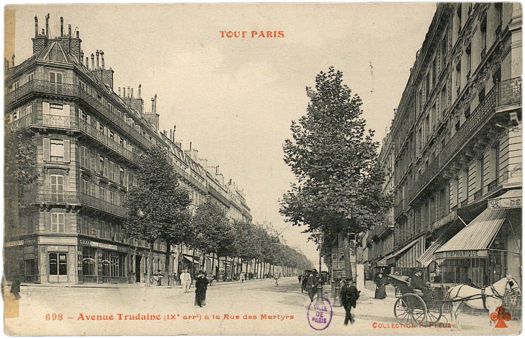 Avenue Trudaine à la Rue des Martyrs