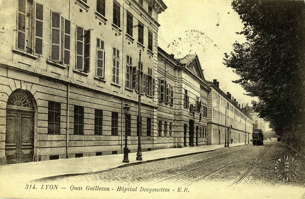 Lyon - Quai Gailleton, Hôpital Desgenettes