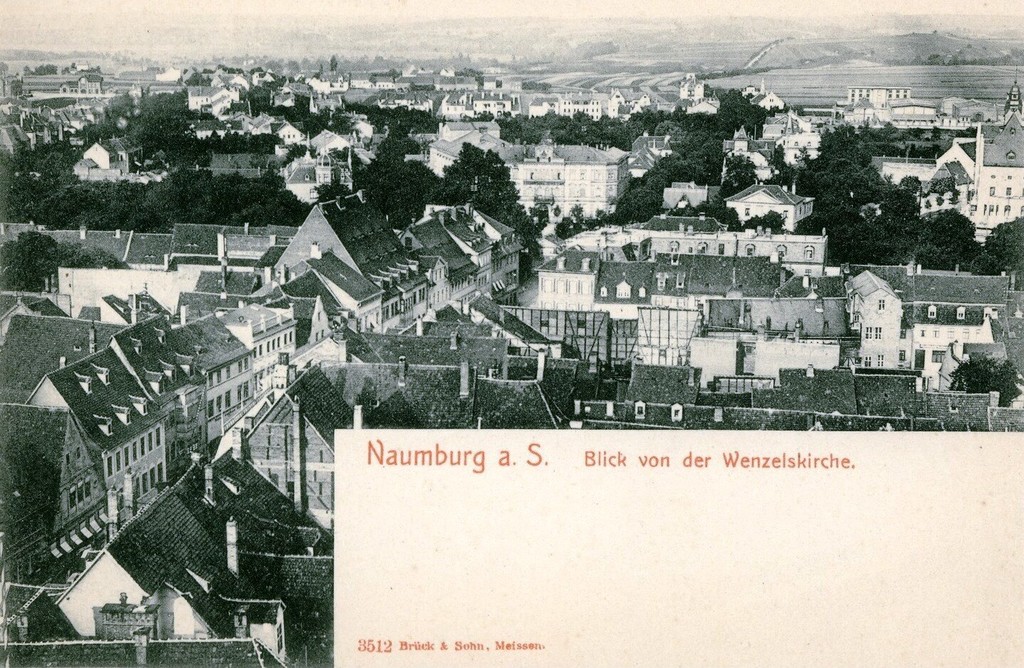 Naumburg. Blick von der Wenzelskirche