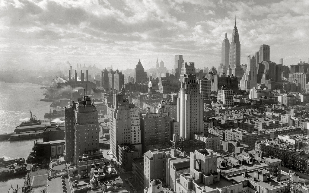 Skyline of Manhattan in 1931