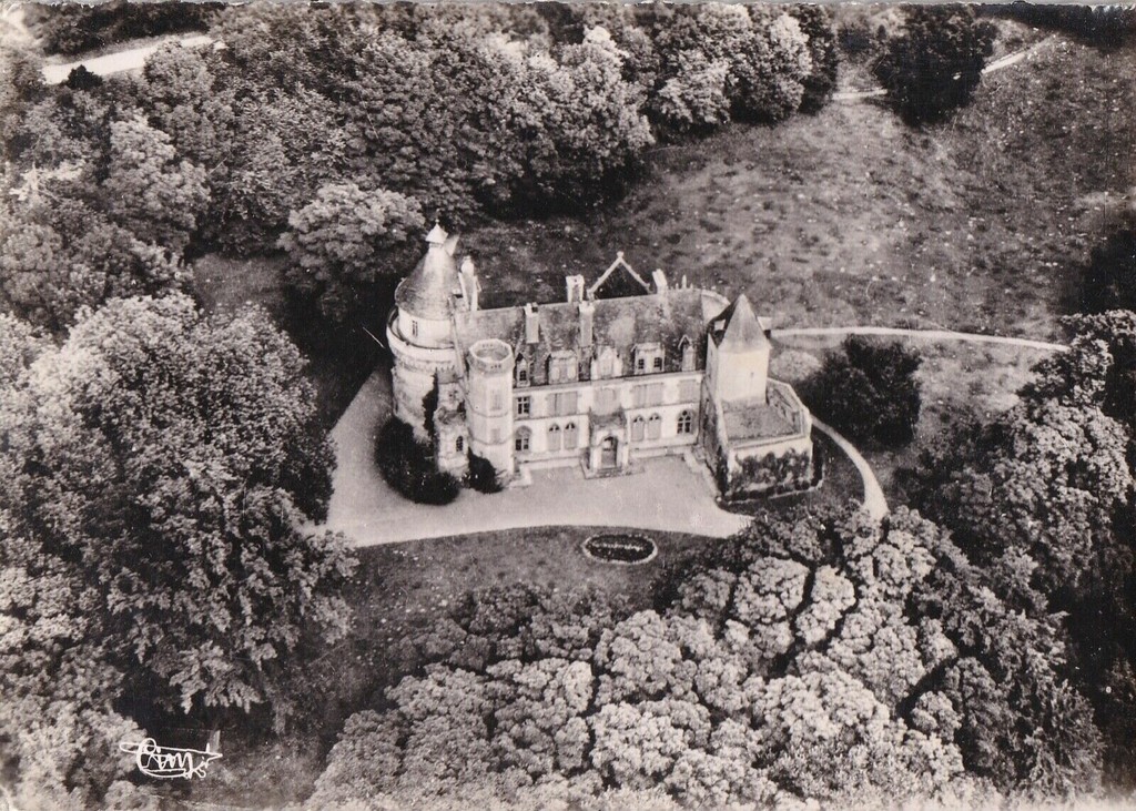 Château de Pont-Remy, vue aérienne