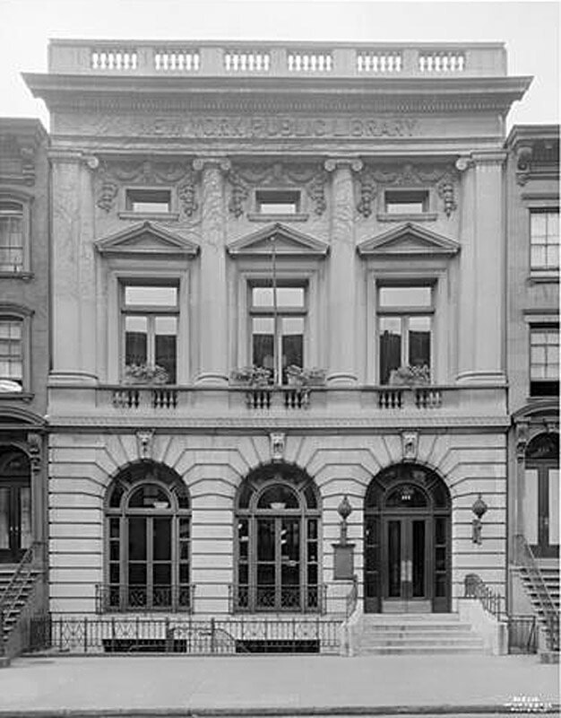 222 East 79th Street. New York Public Library, Carnegie Branch