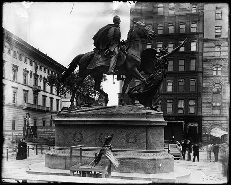 Statue of Sherman in Central Park, 5th Avenue and 59th Street