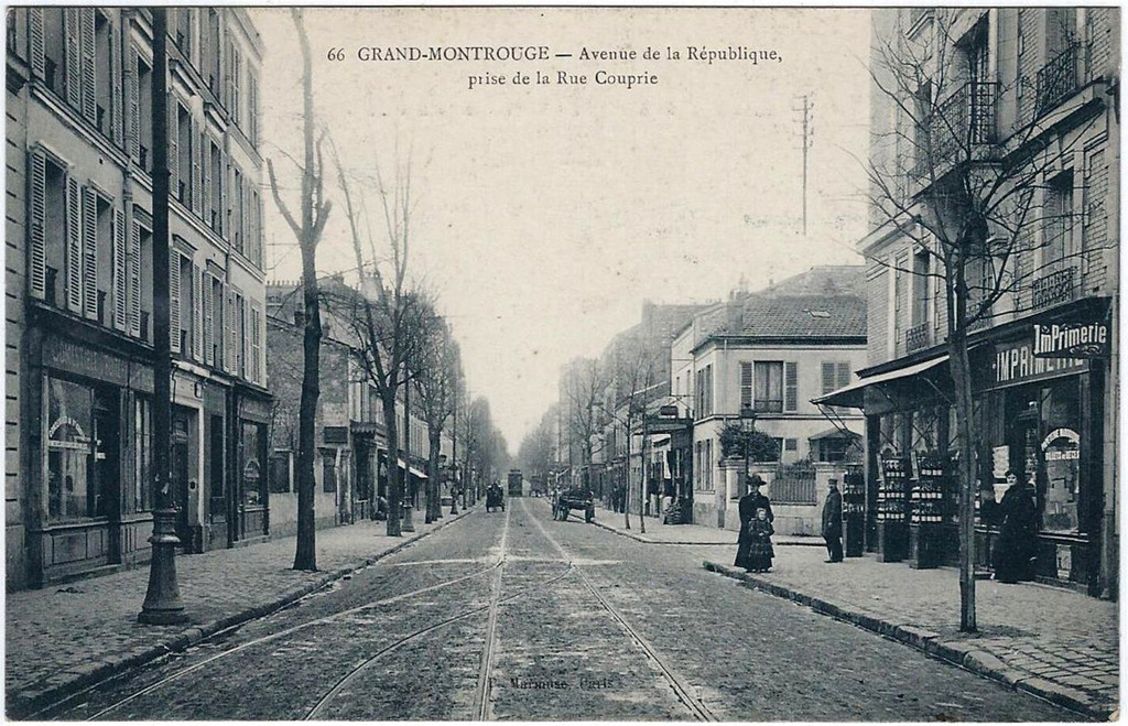 Avenue de la République, prise de la Rue Couprie