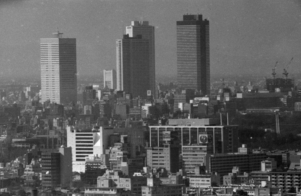 東京タワーからの都市の眺め