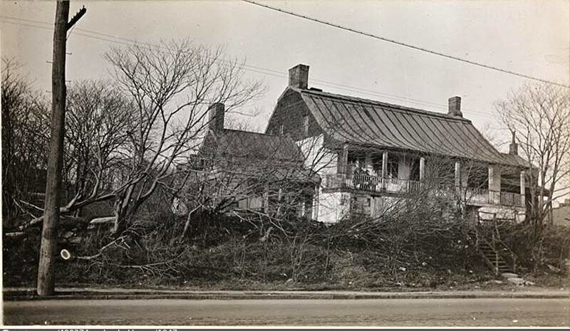 Dyckman House before reconstruction