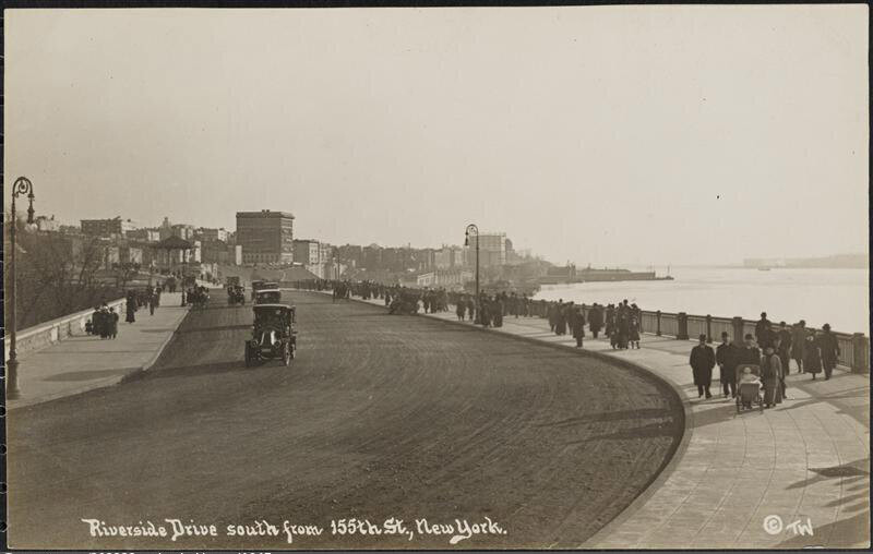 Riverside Drive, south from 155th St., New York.