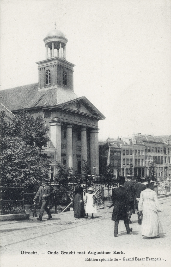 Oude Gracht met Augustiner Kerk