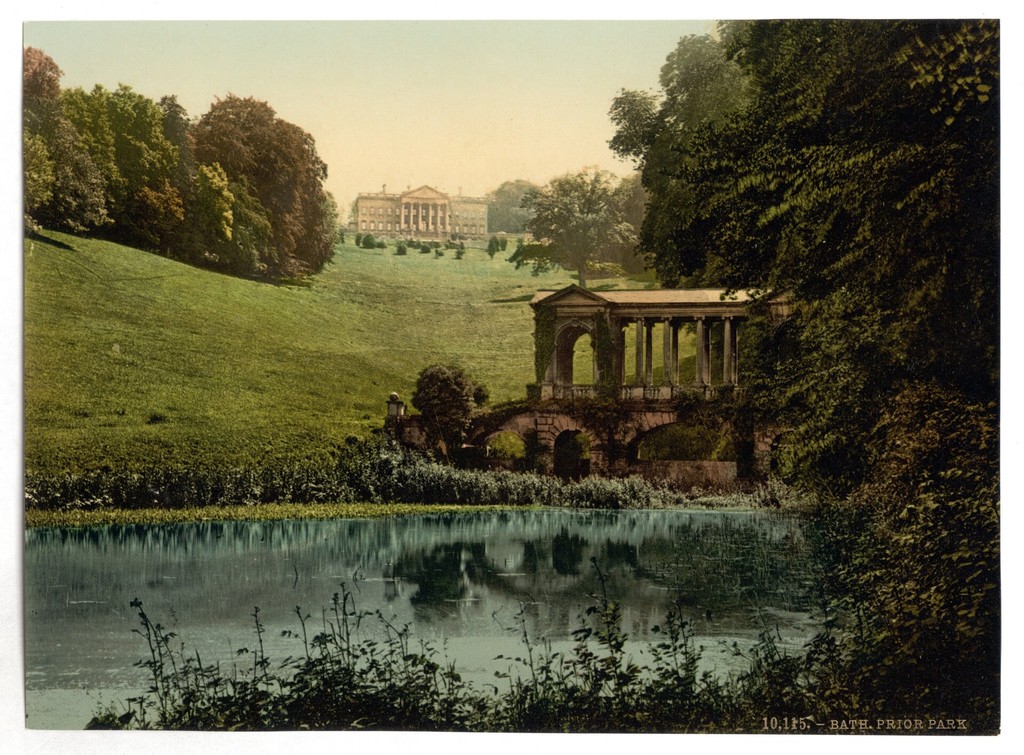 Prior Park College with Palladian Bridge. Bath