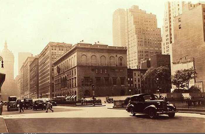 Park Ave., west side, south from and including East 54th to and including 45th Streets