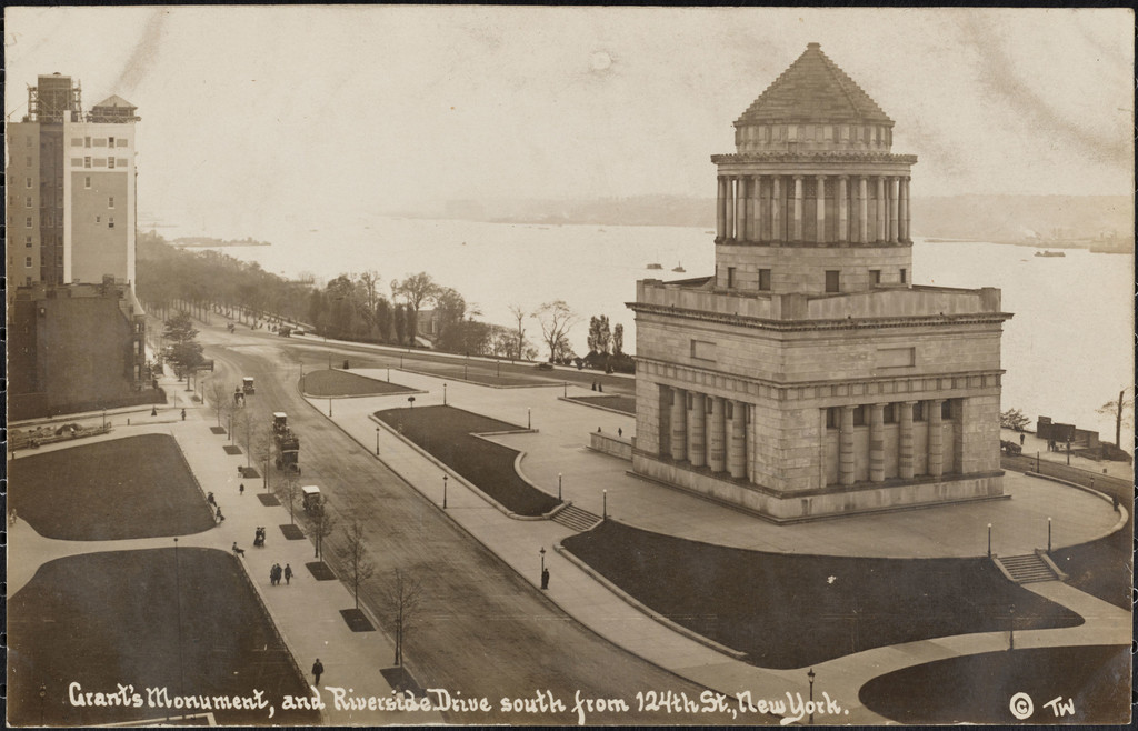 Grant's Monument, and Riverside Drive south from 124th Street