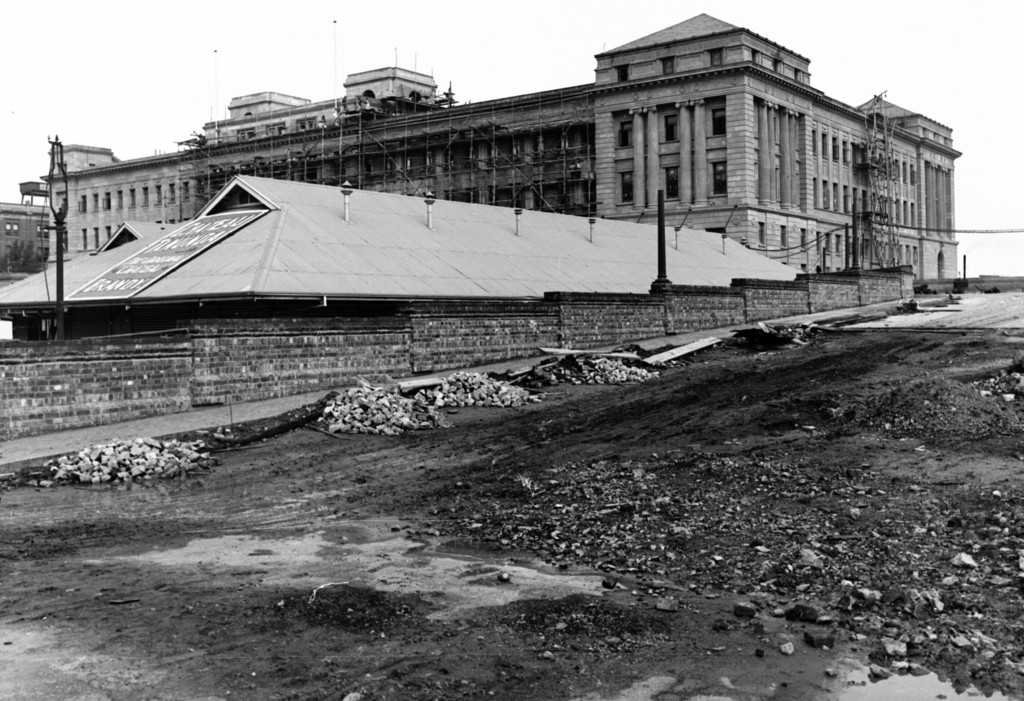 Adelaide. Railway Station Construction