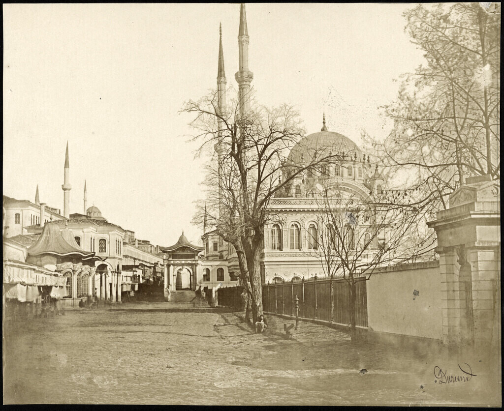 Konstantinopolis. Tophane Kasri ve Nusretiye Camii